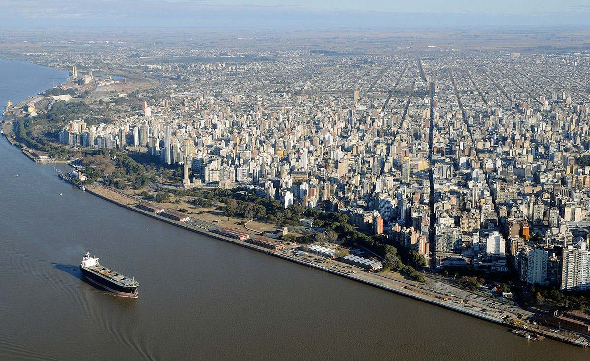 Hidrovía frente a Rosario